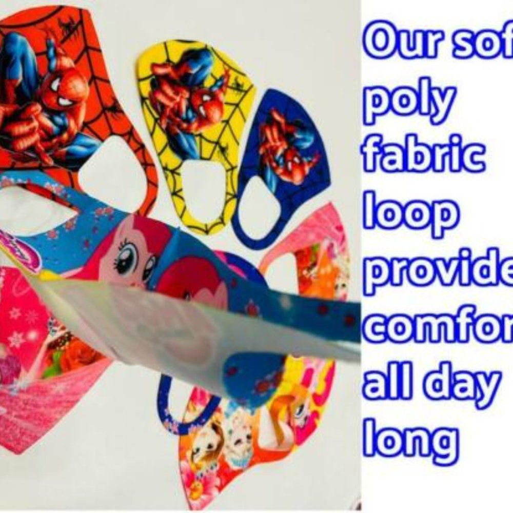 Multi pack colors cartoon Face Mask Anti-Fog Haze Face Adults or Kids